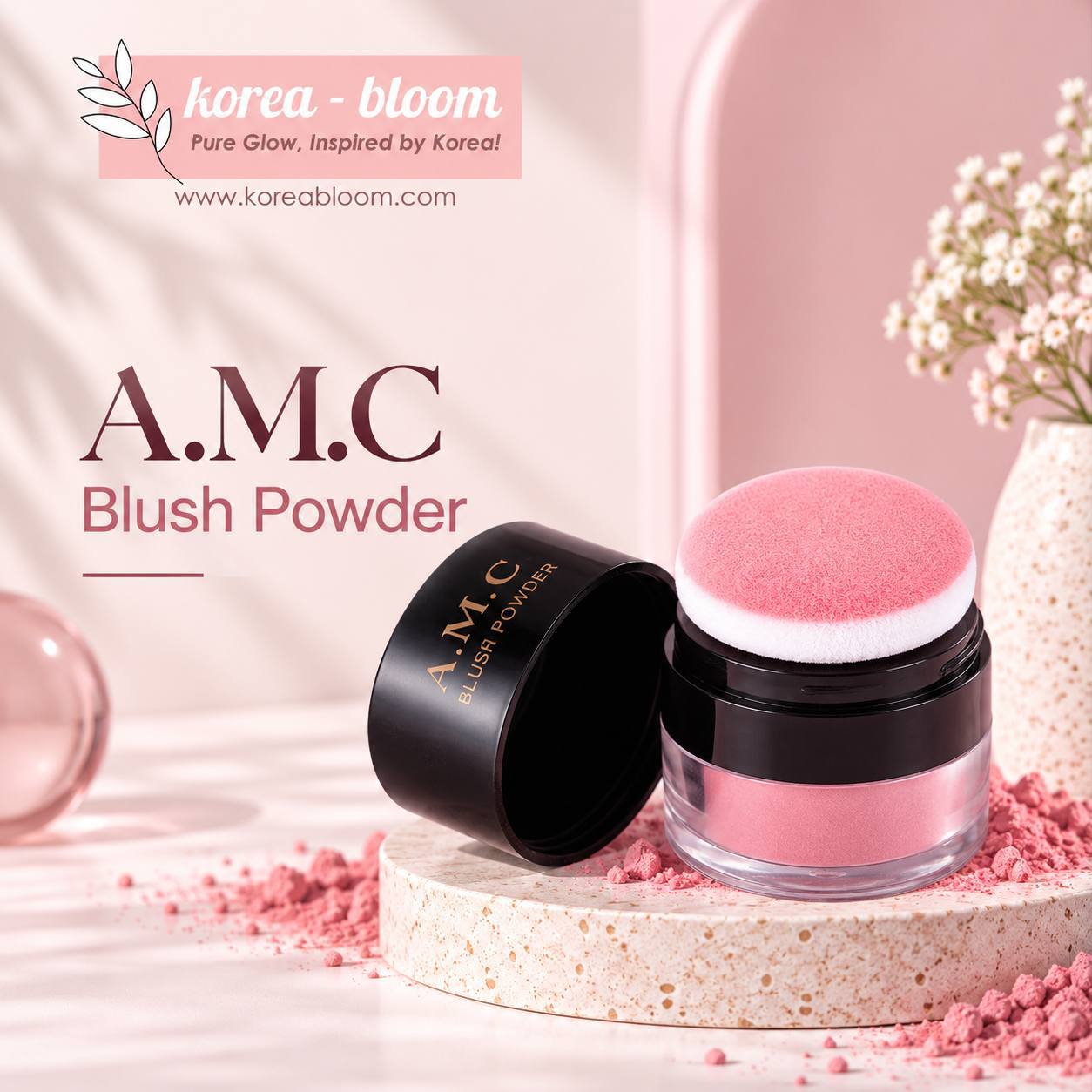 AMG Korean Blusher – بلاشر كوري لإطلالة طبيعية ومشرقة احصلي على خدود متوردة وإطلالة حيوية مع AMG Korean Blusher، البلاشر الكوري المثالي لإضافة لمسة من اللون والانتعاش إلى مكياجك اليومي يتميز AMG Blusher بتركيبة سهلة التطبيق تساعدك على الحصول على لون متجانس وقابل للبناء، سواء كنتِ تفضلين إطلالة ناعمة وطبيعية أو لونًا أكثر وضوحًا اختاري الدرجة التي تناسب لون بشرتك ومكياجك لإطلالة كورية ناعمة ومشرقة